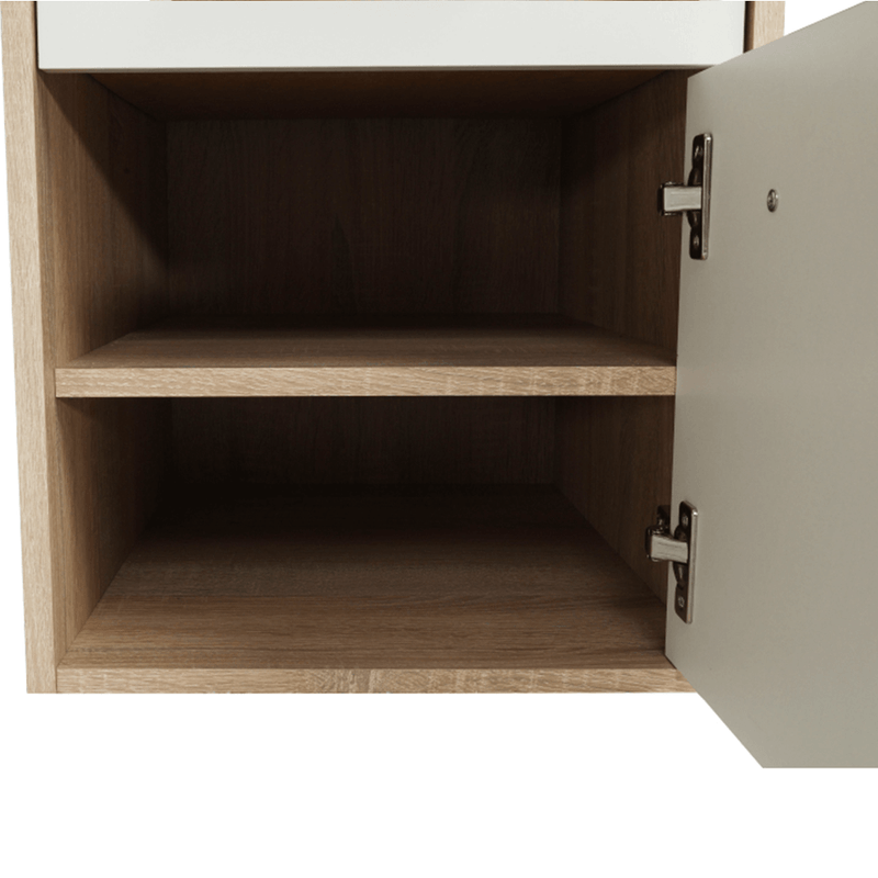 Casa si Gradina - Mobilier - Mese si birouri - Birouri - Masa PC de colt, stejar sonoma/alba, MAURUS NEW MA11 - Infinity.ro