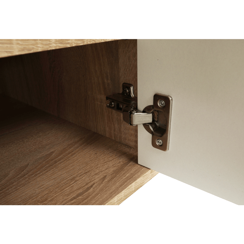 Casa si Gradina - Mobilier - Mese si birouri - Birouri - Masa PC de colt, stejar sonoma/alba, MAURUS NEW MA11 - Infinity.ro