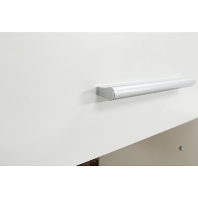 Casa si Gradina - Mobilier - Mese si birouri - Birouri - Masa PC de colt, stejar sonoma/alba, MAURUS NEW MA11 - Infinity.ro