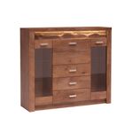 Casa si Gradina - Mobilier - Comode si corpuri - Comode - Comoda cu vitrina, frasin deschis, INFINITY I-08 - Infinity.ro