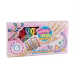 Jucarii, Copii si Bebe - Jucarii si jocuri - Jucarii & jocuri educative - Seturi de artizanat - Set de Artizanat, Set Tesut Bratari Prietenie, Educatie Puzzle, Multicolor, 22.6x12x3cm - Infinity.ro
