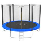 Sport si Outdoor - Fitness - Greutati si echipament - Trambuline - Trambulina de gradina Jumi, MOTION, 240 cm, cu plasa de protectie si scara, culoare albastru - Infinity.ro