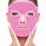 Ingrijire personala si Cosmetice - Ingrijire personala - Ingrijire ten - Masti pentru ten si gomaje - Masca faciala cu gel dublu, racoritoare si incalzitoare, pentru relaxare si ingrijirea pielii, roz, eCarla, AK22R - Infinity.ro