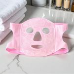 Ingrijire personala si Cosmetice - Ingrijire personala - Ingrijire ten - Masti pentru ten si gomaje - Masca faciala cu gel dublu, racoritoare si incalzitoare, pentru relaxare si ingrijirea pielii, roz, eCarla, AK22R - Infinity.ro