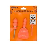 Casa si Gradina - Constructii - Scule de mana si unelte - Ciocane si dalti - Set pentru sculptat dovleci de halloween, 5 piese cu unelte, lingura si sabloane reutilizabile - Infinity.ro