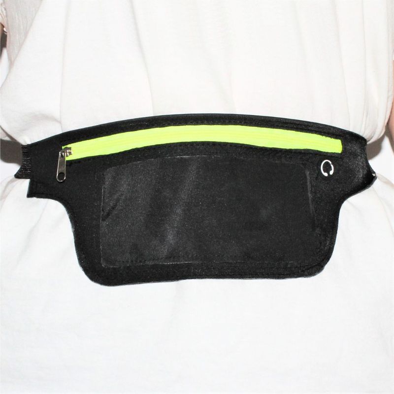 Sport si Outdoor - Echipament Sportiv - Accesorii echipament sportiv - Genti si borsete fitness - Borseta sport, din spandex, QX Max, 16x9cm, culoarea negru - Infinity.ro