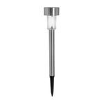 Casa si Gradina - Corpuri si surse de iluminat - Iluminat exterior - Lampi solare - Lampa solara LED Jumi, inox, 30,5 cm, lumina alb cald, putere 0,06W, tensiune 1,2V - Infinity.ro
