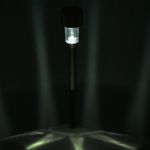 Casa si Gradina - Corpuri si surse de iluminat - Iluminat exterior - Lampi solare - Lampa solara LED Jumi, inox, 30,5 cm, lumina alb cald, putere 0,06W, tensiune 1,2V - Infinity.ro