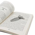 Carti si Birotica - Carti - Accesorii pentru cititori - Semn de Carte Metalic Libelula cu Perla si Cristale, 8 x 4.5 cm, Argintiu, Cadou Elegant pentru Femei, AZAY - Infinity.ro