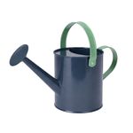 Casa si Gradina - Gradinarit si plante - Instalatii si accesorii pentru irigatii - Aparate pentru stropit gradina - Stropitoare de mana pentru gradina, din metal, design modern pentru copii, culoare gri cu verde, 13 cm - Infinity.ro
