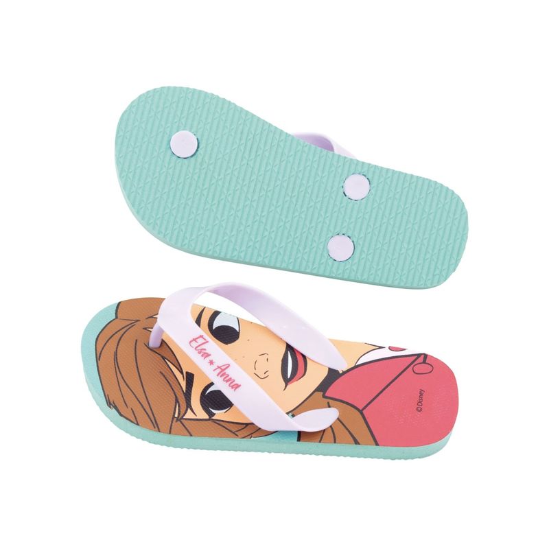 Fashion, accesorii si bijuterii - Copii - Incaltaminte copii - Slapi si papuci copii - Papuci Flip-flops, pentru copii, model Frozen, culoarea mov, Arditex, 34 EU - Infinity.ro