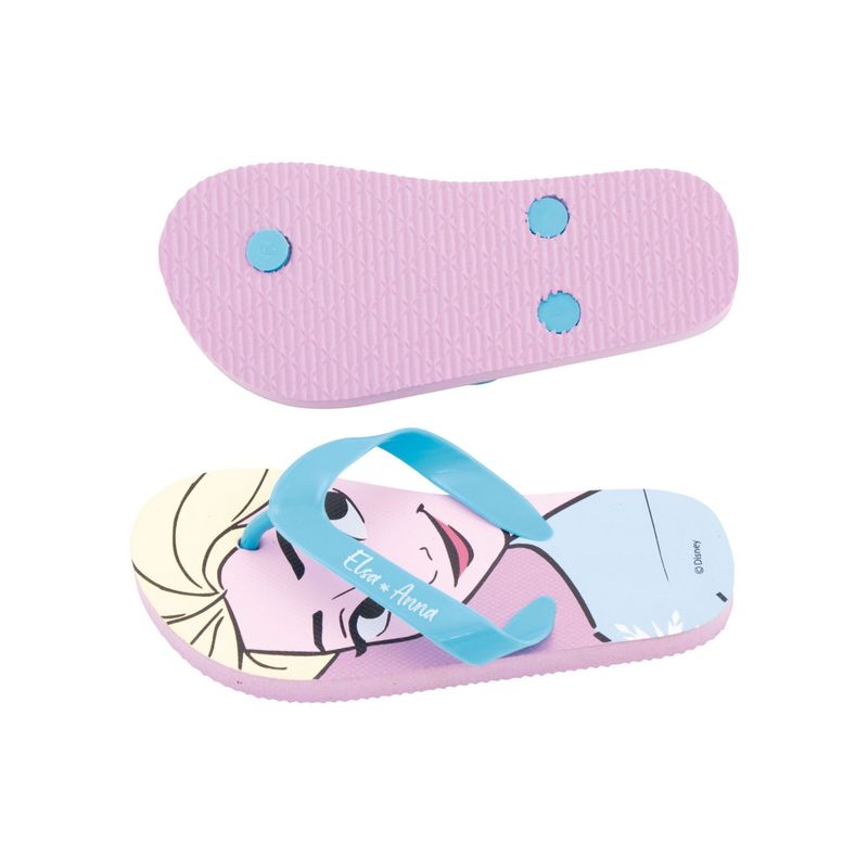 Fashion, accesorii si bijuterii - Copii - Incaltaminte copii - Slapi si papuci copii - Papuci Flip-flops, pentru copii, model Frozen, culoarea albastru, Arditex, 30 Eu - Infinity.ro