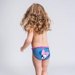 Fashion, accesorii si bijuterii - Copii - Lenjerie si pijamale copii - Costume de baie copii - Slip inot pentru fetite, Minnie cu dungulite, 2 ani - Infinity.ro