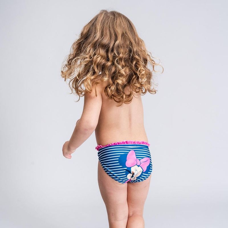 Fashion, accesorii si bijuterii - Copii - Lenjerie si pijamale copii - Costume de baie copii - Slip inot pentru fetite, Minnie cu dungulite, 2 ani - Infinity.ro