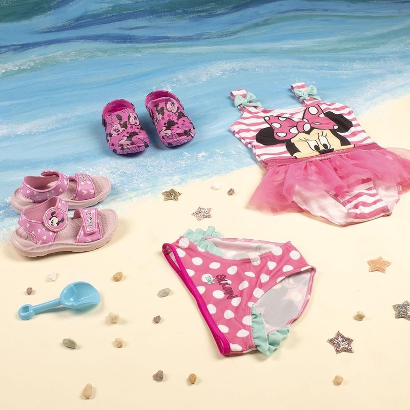 Fashion, accesorii si bijuterii - Copii - Lenjerie si pijamale copii - Costume de baie copii - Slip inot pentru fetite, Minnie cu bulinute, 3 ani - Infinity.ro