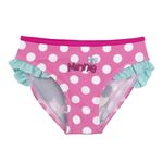 Fashion, accesorii si bijuterii - Copii - Lenjerie si pijamale copii - Costume de baie copii - Slip inot pentru fetite, Minnie cu bulinute, 3 ani - Infinity.ro