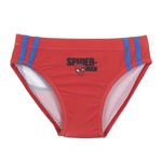 Fashion, accesorii si bijuterii - Copii - Lenjerie si pijamale copii - Costume de baie copii - Slip inot pentru baieti, Spider-Man, design rosu cu dungi albastre laterale, 5 ani - Infinity.ro