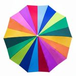 Casa si Gradina - Gradina si terasa - Umbrele si pavilioane - Umbrele - Umbrela de plaja multicolora, Jumi, model curcubeu, rezistenta UV, 220 cm - Infinity.ro