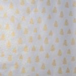 Carti si Birotica - Birotica - Articole ambalare - Hartie pentru ambalat cadouri, culoarea argintiu, braduti aurii, 200x70 cm - Infinity.ro
