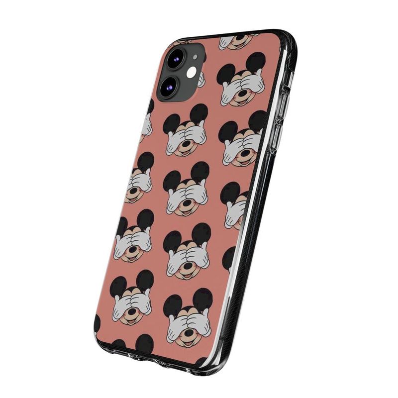 Laptop, Telefoane si Tablete - Telefoane mobile si accesorii - Accesorii Telefoane - Huse telefoane - Husa compatibila cu Apple iPhone 12 Mini Silicon Gel Tpu Model Mickey Pattern Peek A Boo - Infinity.ro