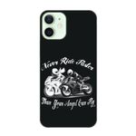 Laptop, Telefoane si Tablete - Telefoane mobile si accesorii - Accesorii Telefoane - Huse telefoane - Husa compatibila cu Apple iPhone 12 Mini Silicon Gel Tpu Model Never Ride Faster - Infinity.ro