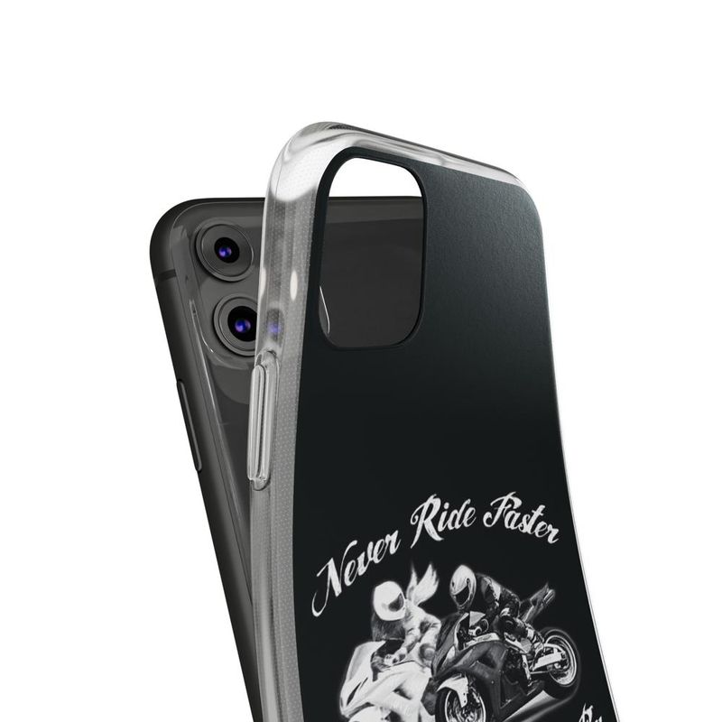 Laptop, Telefoane si Tablete - Telefoane mobile si accesorii - Accesorii Telefoane - Huse telefoane - Husa compatibila cu Apple iPhone 12 Mini Silicon Gel Tpu Model Never Ride Faster - Infinity.ro