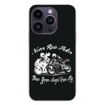 Laptop, Telefoane si Tablete - Telefoane mobile si accesorii - Accesorii Telefoane - Huse telefoane - Husa compatibila cu Apple iPhone 15 Pro Silicon Gel Tpu Model Never Ride Faster - Infinity.ro