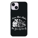 Laptop, Telefoane si Tablete - Telefoane mobile si accesorii - Accesorii Telefoane - Huse telefoane - Husa compatibila cu Apple iPhone 15 Silicon Gel Tpu Model Never Ride Faster - Infinity.ro
