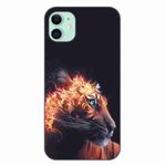 Laptop, Telefoane si Tablete - Telefoane mobile si accesorii - Accesorii Telefoane - Huse telefoane - Husa compatibila cu Apple iPhone 11 Silicon Gel Tpu Model Flameborn Tiger - Infinity.ro