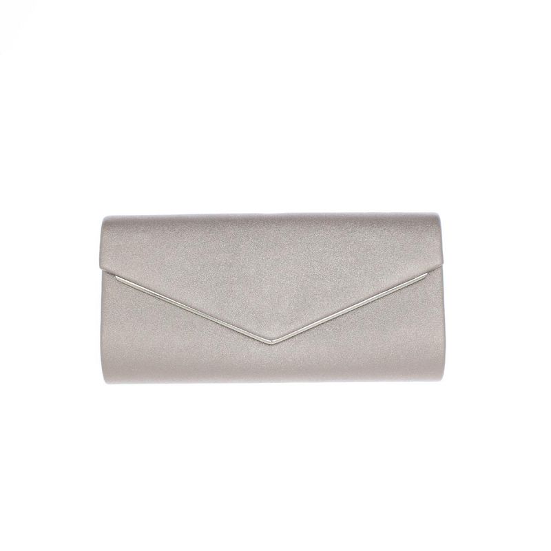 Fashion, accesorii si bijuterii - Femei - Accesorii femei - Genti si rucsacuri femei - Geanta plic, de dama, din material sintetic, ButicCochet, 26x13x5 cm, Bej inchis  - GND671 - Infinity.ro