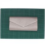 Fashion, accesorii si bijuterii - Femei - Accesorii femei - Genti si rucsacuri femei - Geanta plic, de dama, din material sintetic, ButicCochet, 26x13x5 cm, Bej inchis  - GND671 - Infinity.ro