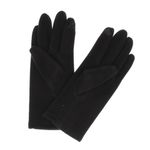 Fashion, accesorii si bijuterii - Femei - Accesorii femei - Manusi femei - Manusi dama, de iarna, din material sintetic si bumbac, cu degete, model cu strasuri, one size, Negru - MA305 - Infinity.ro