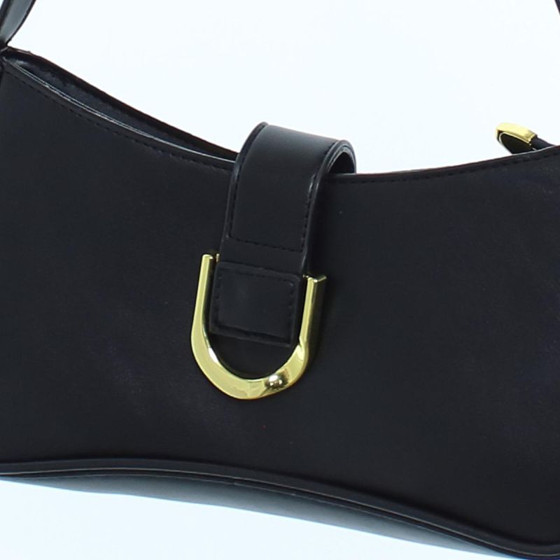 Fashion, accesorii si bijuterii - Femei - Accesorii femei - Genti si rucsacuri femei - Geanta de umar, de dama, din material sintetic, ButicCochet, 28x13x5 cm, Negru - GND999 - Infinity.ro