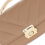 Fashion, accesorii si bijuterii - Femei - Accesorii femei - Genti si rucsacuri femei - Geanta de umar, dama, din material sintetic, ButicCochet, 19x12x6 cm, Maro - GND890 - Infinity.ro