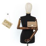 Fashion, accesorii si bijuterii - Femei - Accesorii femei - Genti si rucsacuri femei - Geanta de umar, dama, din material sintetic, ButicCochet, 19x12x6 cm, Maro - GND890 - Infinity.ro