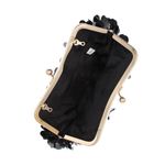 Fashion, accesorii si bijuterii - Femei - Accesorii femei - Genti si rucsacuri femei - Geanta clutch, de dama, din material sintetic, ButicCochet, 125 x 15 x 6 cm, cu paiete, Negru - GND1076 - Infinity.ro
