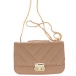 Fashion, accesorii si bijuterii - Femei - Accesorii femei - Genti si rucsacuri femei - Geanta de umar, dama, din material sintetic, ButicCochet, 19x12x6 cm, Maro - GND890 - Infinity.ro