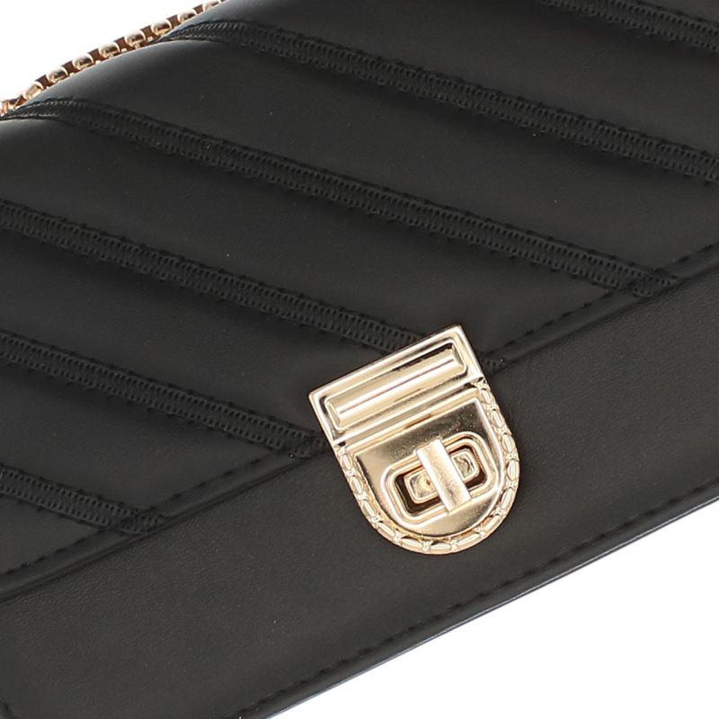 Fashion, accesorii si bijuterii - Femei - Accesorii femei - Genti si rucsacuri femei - Geanta de umar, dama, din material sintetic, ButicCochet, 19x12x6 cm, Negru - GND870 - Infinity.ro
