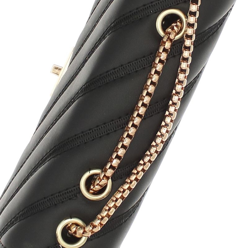 Fashion, accesorii si bijuterii - Femei - Accesorii femei - Genti si rucsacuri femei - Geanta de umar, dama, din material sintetic, ButicCochet, 19x12x6 cm, Negru - GND870 - Infinity.ro
