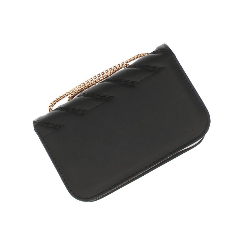 Fashion, accesorii si bijuterii - Femei - Accesorii femei - Genti si rucsacuri femei - Geanta de umar, dama, din material sintetic, ButicCochet, 19x12x6 cm, Negru - GND870 - Infinity.ro