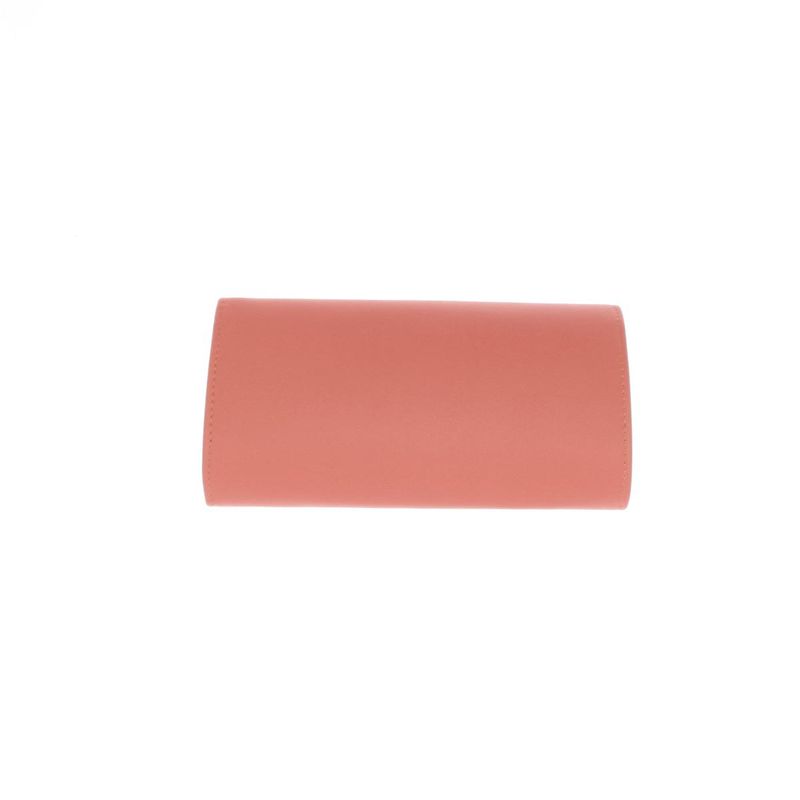 Fashion, accesorii si bijuterii - Femei - Accesorii femei - Genti si rucsacuri femei - Geanta plic, de dama, din material sintetic, ButicCochet, 22x11x5 cm, Corai - GND692 - Infinity.ro