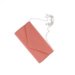 Fashion, accesorii si bijuterii - Femei - Accesorii femei - Genti si rucsacuri femei - Geanta plic, de dama, din material sintetic, ButicCochet, 22x11x5 cm, Corai - GND692 - Infinity.ro