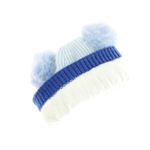 Fashion, accesorii si bijuterii - Copii - Accesorii copii - Caciuli si palarii copii - Set caciula si fular, pentru copii, Buticcochet, din viscoza si sintetic, model cu ursulet, Albastru - SETF278 - Infinity.ro