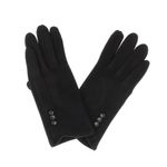 Fashion, accesorii si bijuterii - Femei - Accesorii femei - Manusi femei - Manusi dama, de iarna, din material sintetic si bumbac, cu degete, one size, Negru - MA345 - Infinity.ro