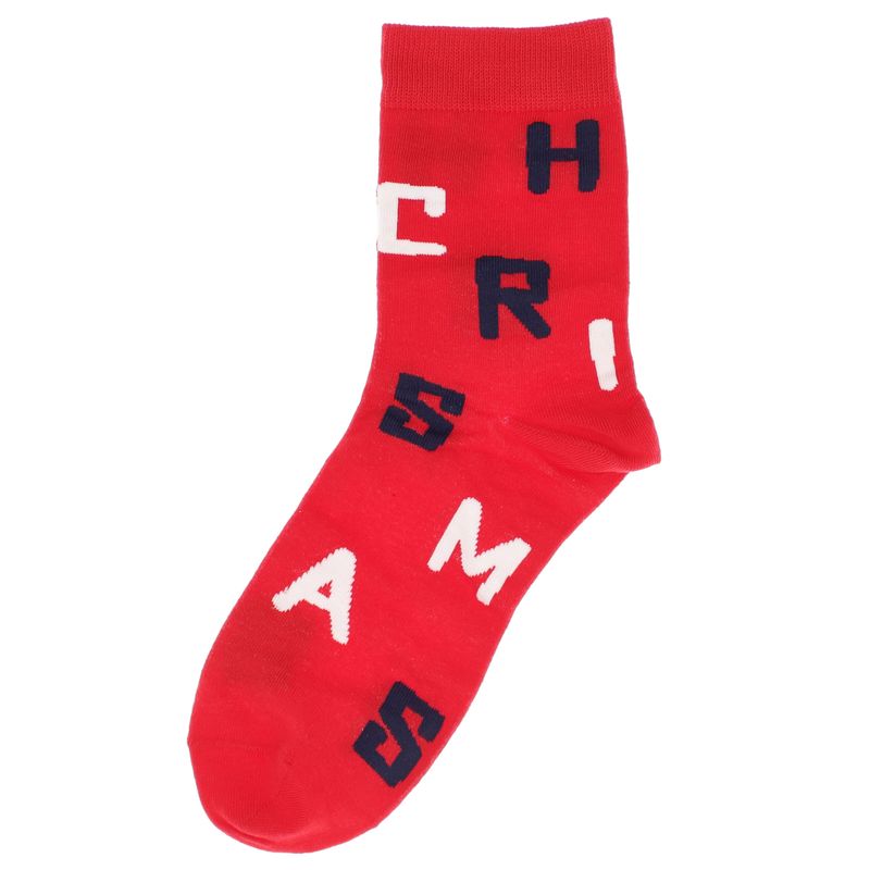 Fashion, accesorii si bijuterii - Femei - Lenjerie si pijamale femei - Sosete si ciorapi femei - Set 5 sosete barbati, cu motive de Craciun, Adi, 85% bumbac, marime 40-46, Multicolor - SCR410 - Infinity.ro