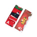 Fashion, accesorii si bijuterii - Femei - Lenjerie si pijamale femei - Sosete si ciorapi femei - Set 5 sosete barbati, cu motive de Craciun, Adi, 85% bumbac, marime 40-46, Multicolor - SCR410 - Infinity.ro