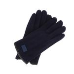 Fashion, accesorii si bijuterii - Femei - Accesorii femei - Manusi femei - Manusi dama, de iarna, din material sintetic si bumbac, cu degete, one size, Bleumarin - MA370 - Infinity.ro