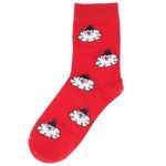 Fashion, accesorii si bijuterii - Femei - Lenjerie si pijamale femei - Sosete si ciorapi femei - Set 5 sosete barbati, cu motive de Craciun, Adi, 85% bumbac, marime 40-46, Multicolor - SCR410 - Infinity.ro