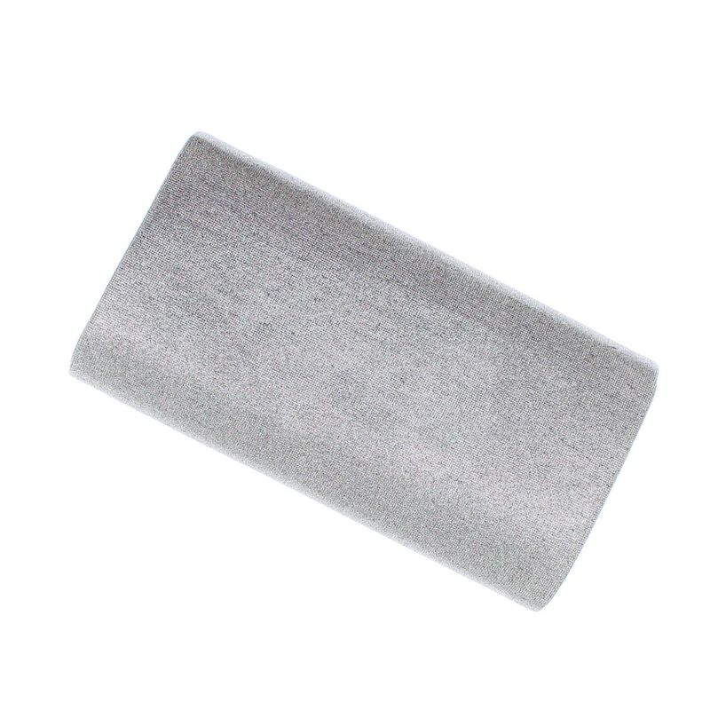 Fashion, accesorii si bijuterii - Femei - Accesorii femei - Genti si rucsacuri femei - Geanta plic, de dama, din material sintetic, ButicCochet, 23x14x5 cm, cu fundita, Gri - GND789 - Infinity.ro