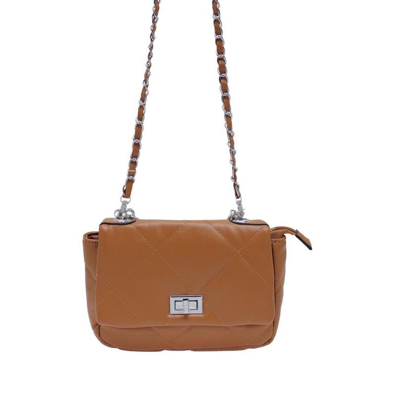 Fashion, accesorii si bijuterii - Femei - Accesorii femei - Genti si rucsacuri femei - Geanta dama, de umar / mana, din piele ecologica, Jessica Bags, 22x17x6cm, Maro - GND66 - Infinity.ro